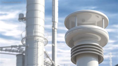 3D Ultrasonic Ambient Weather Sensor model | 3D Molier International