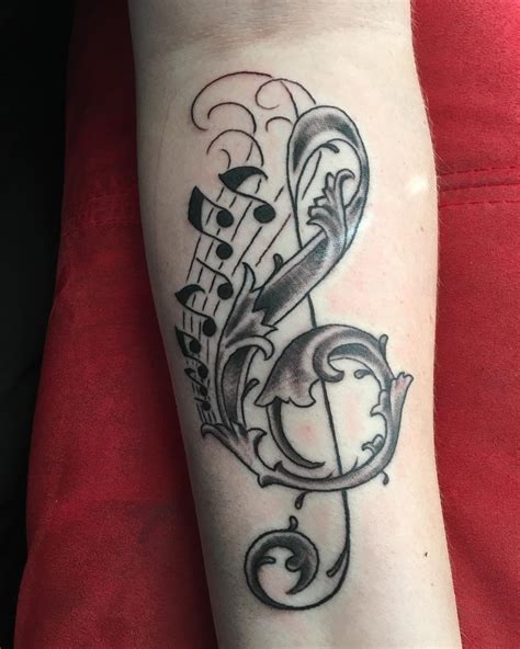 Image result for Music Note Tattoo Designs