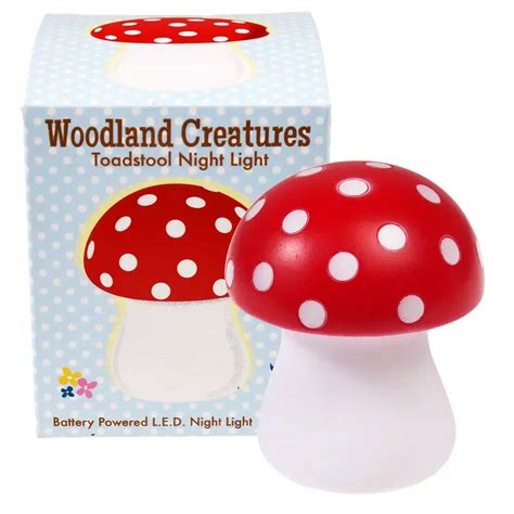 Mushroom Night Light By Heliotique
