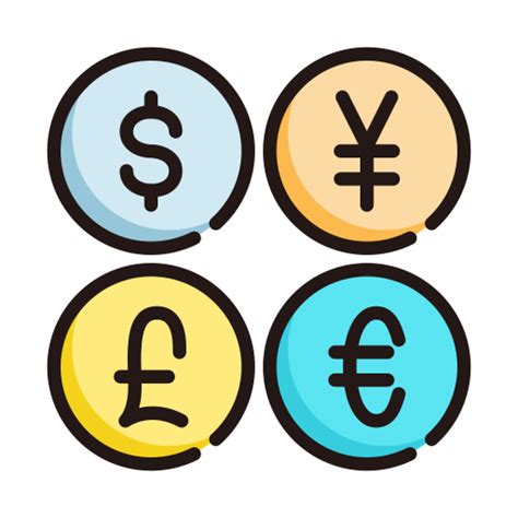 Currencies - Free business and finance icons