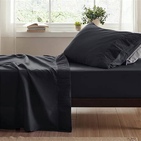 Argos Black Flat Sheets at Sofia Gellatly blog
