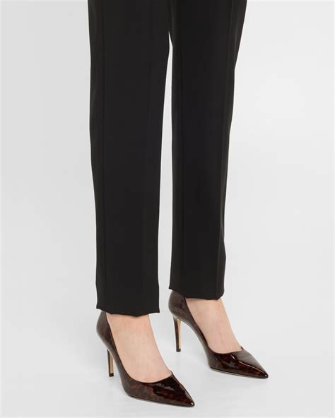 Stuart Weitzman Stuart Tortoise Patent Leather Pumps | Neiman Marcus