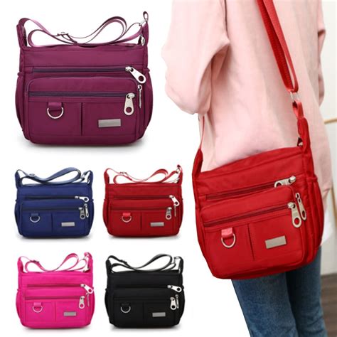 Ladies Messenger Cross Body Bag Women Shoulder Over Holiday Travel ...
