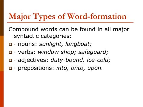 Image result for Word Class Formation