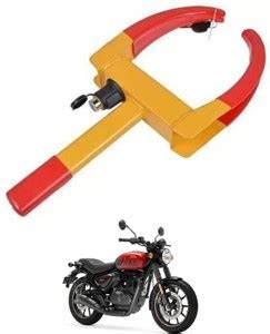 RKPSP Heavy Duty/Anti-Theft Wheel Lock Security Clamp For Royal-Enfield ...
