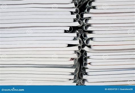 Paper Spiral Bound Notebooks Stock Image - Image of folders, kids: 42024729