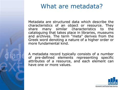 Image result for Metadata in Computer Science