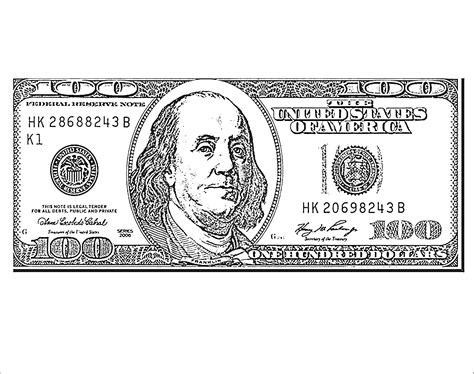 Dollar Bill Drawing