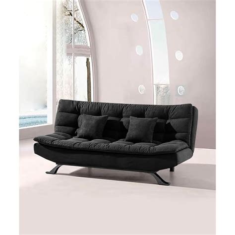 Dr Smith Jute Fabric 3 Seater Aspen Recliner Couch Wooden Frame Sofa ...