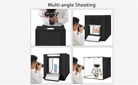 House Of Quirk Photo Box 16"/40cm Photo Studio Light Box Portable ...