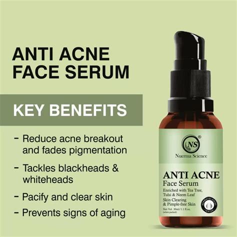 Nuerma Science Anti Acne Face Serum - 15ml | Clear, Calm, and Brighten