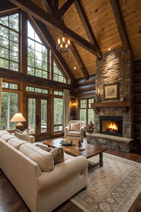 17+ Cozy Log Cabin Decor Ideas
