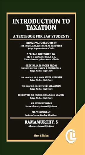 Buy Introduction to Taxation: A Textbook for Law Students [Paperback ...