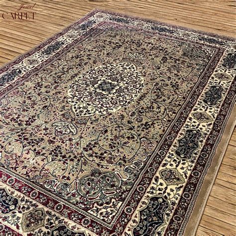 Beige Persian Wool Traditional Heavy Anti Skid Carpet – Jewel Carpet