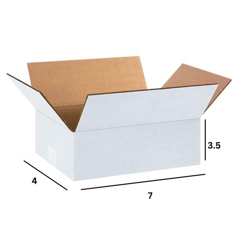 shri ram packaging 3 Ply White Box Corrugated Box Length 7 inches Width ...