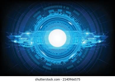 Technology Abstract Future Circle Background Vector 的图像结果