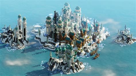 Image result for Minecraft Ice Castle