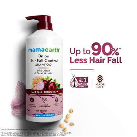 Hair Growth Shampoo with Onion and Plant Keratin - 1 Litre