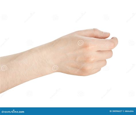 Hand Hold Something Royalty Free Stock Photography - Image: 30096627