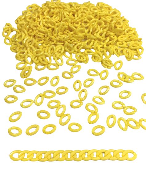 Acrylic Chain – Yellow | Crafteriaa