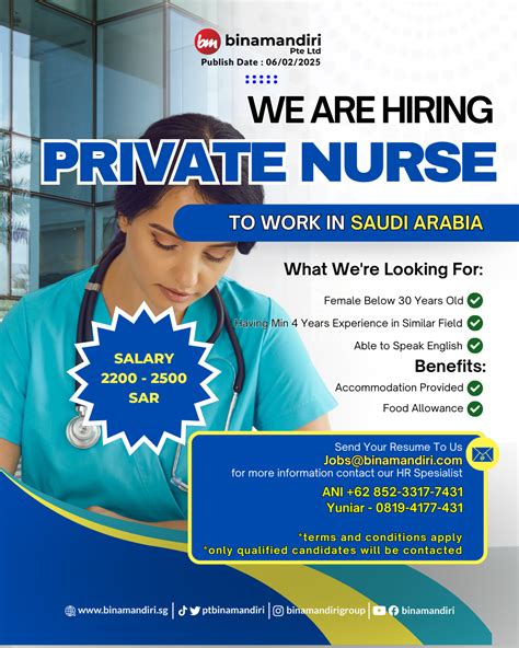 Private Nurse Vacancy