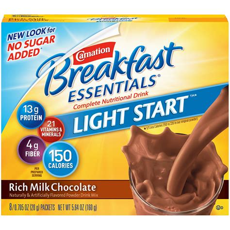 Carnation Instant Breakfast Nutrition Vs Ensure - Home Alqu