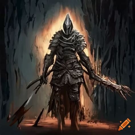 Havel the rock dark souls on Craiyon