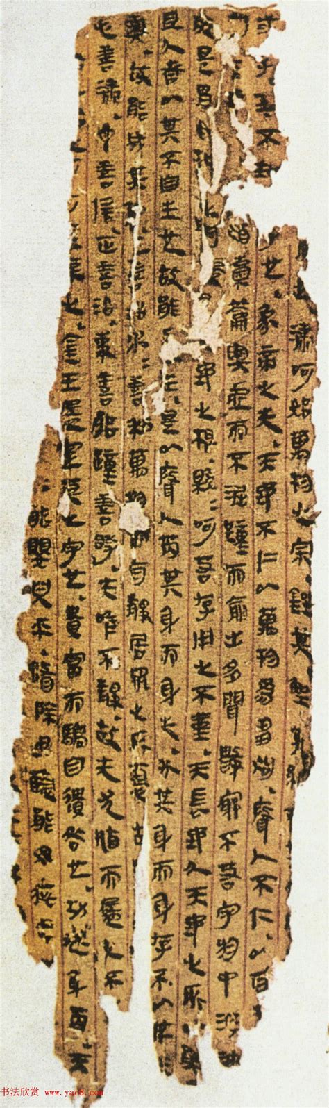 马王堆帛书，研究中国历史及汉代书法演变、发展的珍贵依据_战国