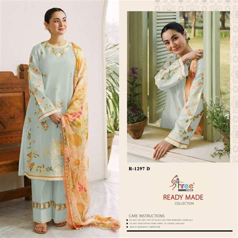 Shree R 1297 A To D Ready Made Pakistani Salwar Suits
