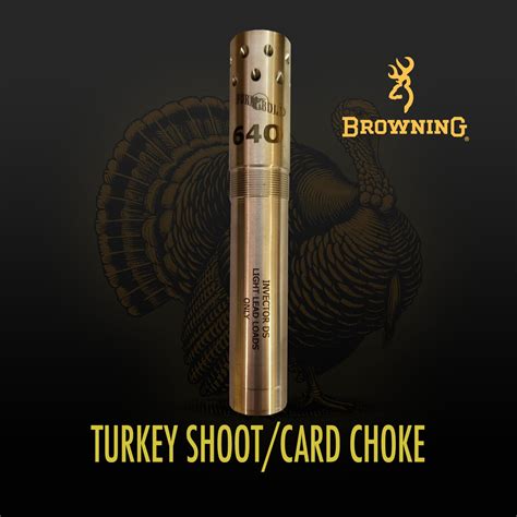 Browning – Pure Gold 12 GA 640 Card/Turkey Shoot Choke – Pure Gold – Precision Tooled Premium ...