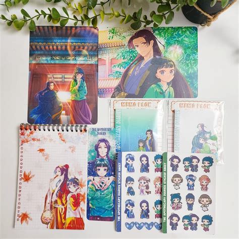 The apothecary diaries stationery combo * 2... - Depop