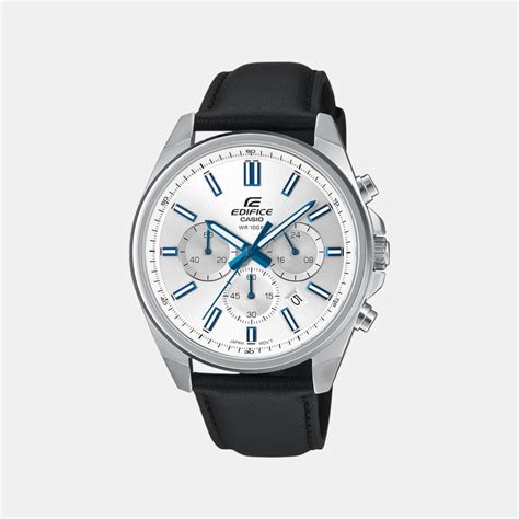 Casio Edifice Men White Chronograph Watch ED661 – Just In Time