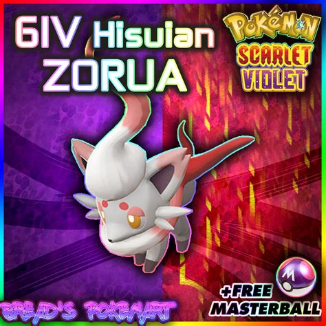 Buy Zorua hisuian 6IV/Pokemon Scarlet & Violet Rápido Nível 1 Pokémon ...