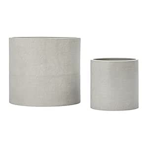 Main + Mesa Stoneware Planters, Set of 2 : Amazon.in: Garden & Outdoors