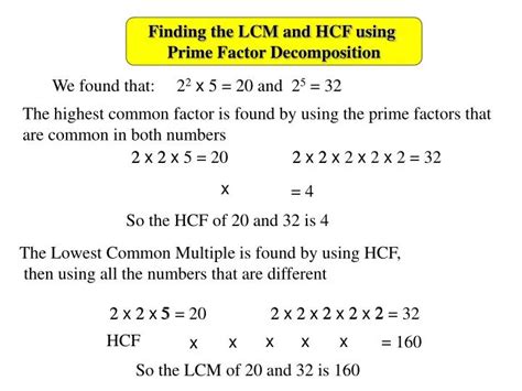 HCF Using Prime Numbers 的图像结果