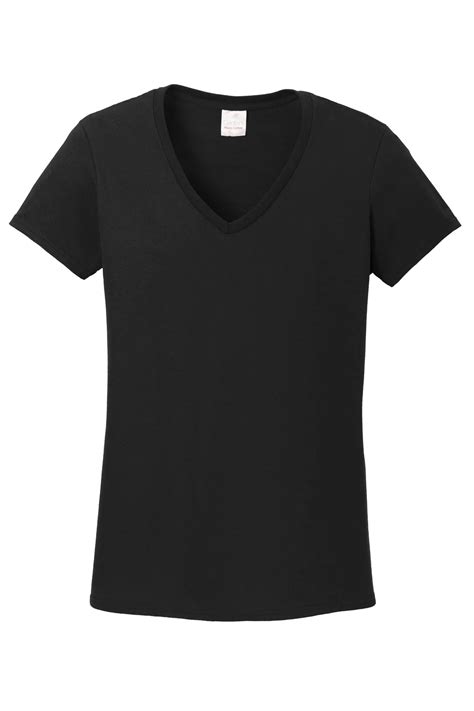 Gildan Women's Classic Fit V-Neck T-Shirt, Short Sleeve, Soft Cotton ...