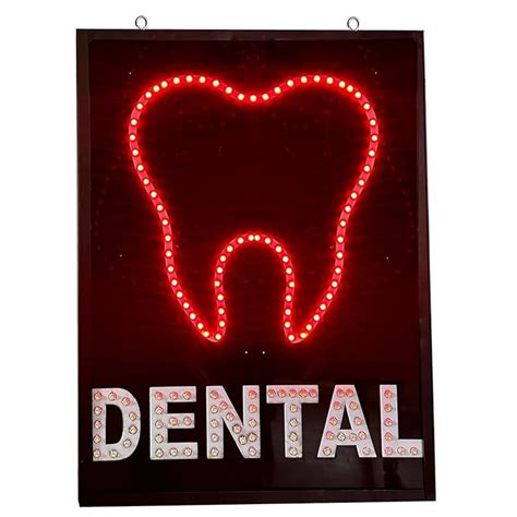 SIGNS AND ARTS Dental LED SIGN FOR dentist Doctor AND Dental CLINIC ...