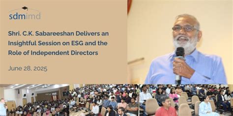 SDMIMD | Honouring a Commitment