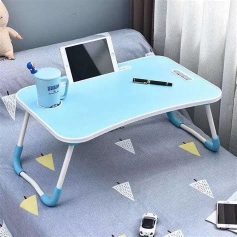 逸床上双人电脑桌护理桌置地床边台式桌跨床桌懒人笔记本电脑桌