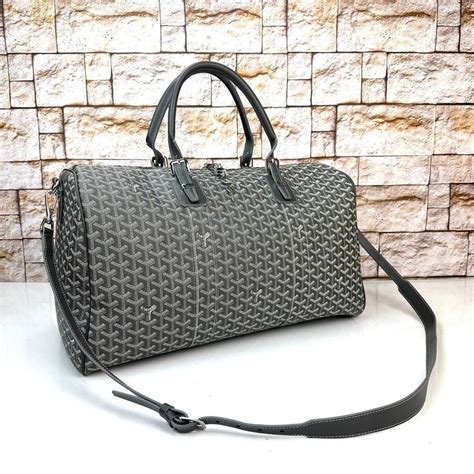 GOYARD BOSTON 50 TRAVEL BAG GRİ - GY20