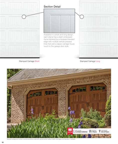 Stamped Carriage - North Shore Garage Doors