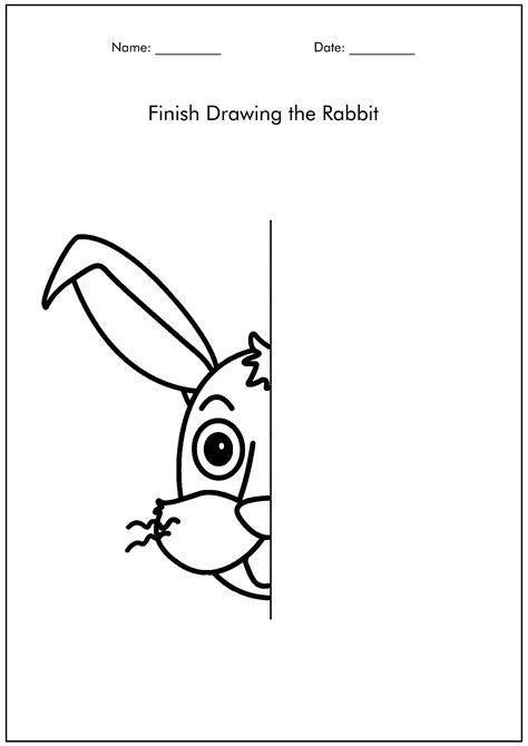 11 Worksheets Complete The Drawing - Free PDF at worksheeto.com