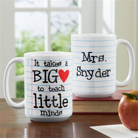 Heartfelt Gratitude Personalized Teacher Mug at Gifts.com