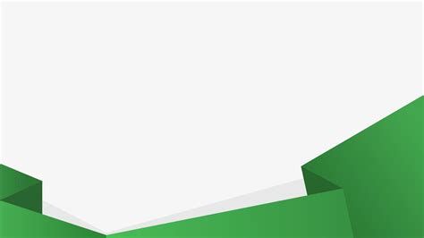 white and green background template with flat design 12067917 Vector ...