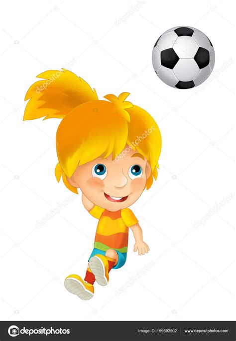 Girls Football Cartoon 的图像结果