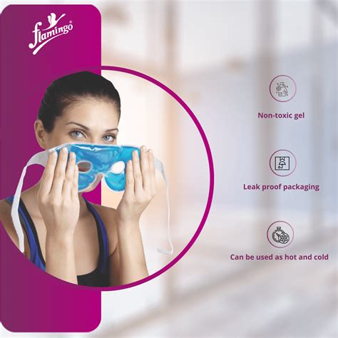 Flamingo Hot and Cold Eyes Mask