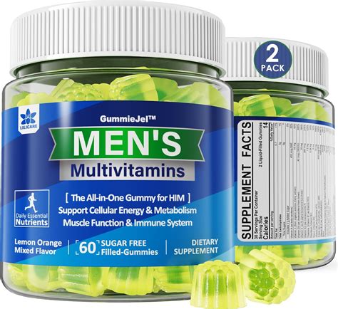 Amazon.com: (2 Pack) Multivitamin for Men, Daily Mens Multivitamins ...