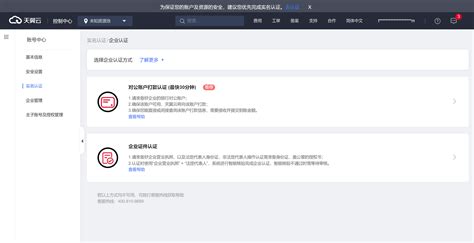 对公账户打款认证-账号中心-操作指南-实名认证-企业实名认证 - 天翼云
