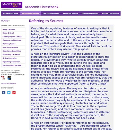 Academic Phrasebank | Tools for Academic Research | KausalFlow