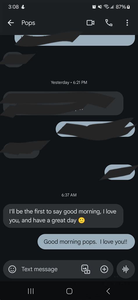 The text i woke up to from my (soon to be) ex father in law : r/texts